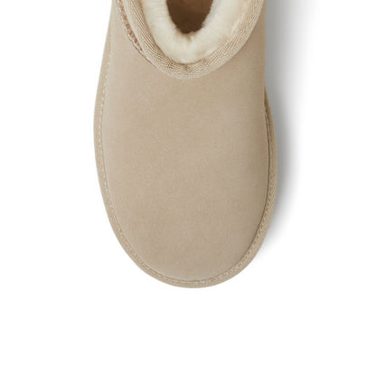 Women's Fireside by Dearfoams Kingston Genuine Shearling Platform Bootie - US 2280