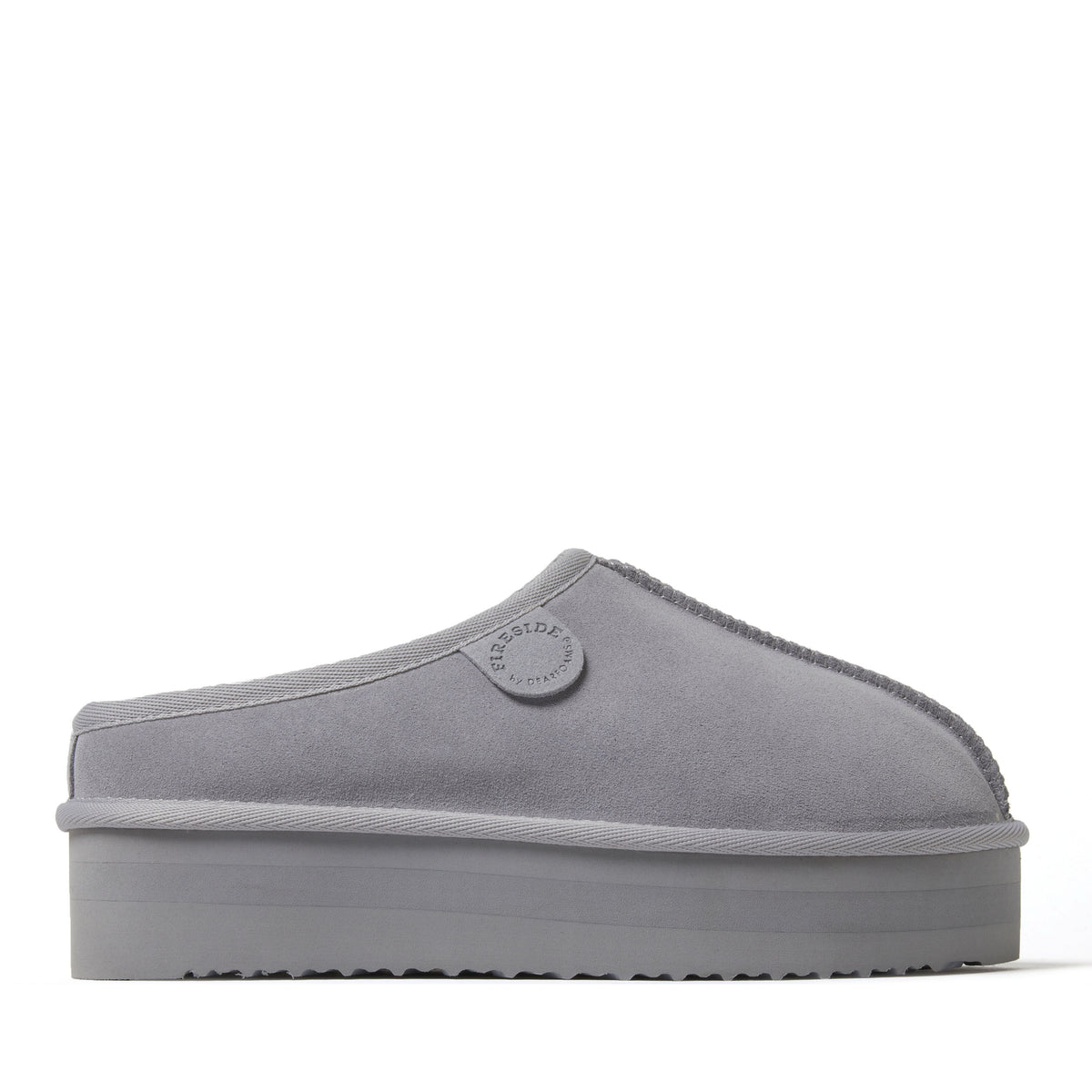 Women's Fireside by Dearfoams Queenstown Platform Genuine Shearling Clog - US 6373