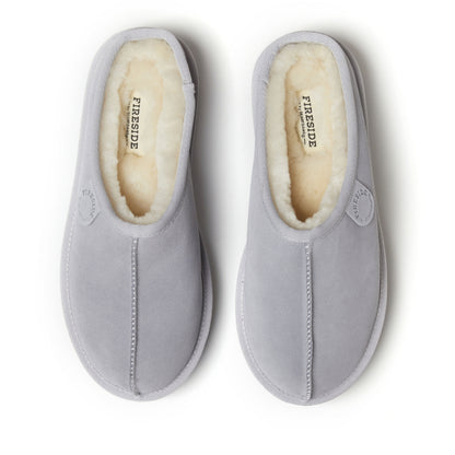 Women's Fireside by Dearfoams Queenstown Platform Genuine Shearling Clog - US 6373