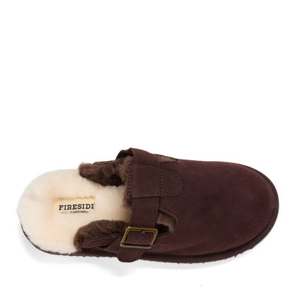 Women's Fireside by Dearfoams Maitland Genuine Shearling Scuff - US 9251