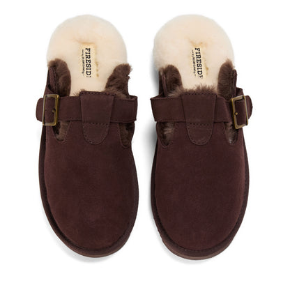 Women's Fireside by Dearfoams Maitland Genuine Shearling Scuff - US 9251