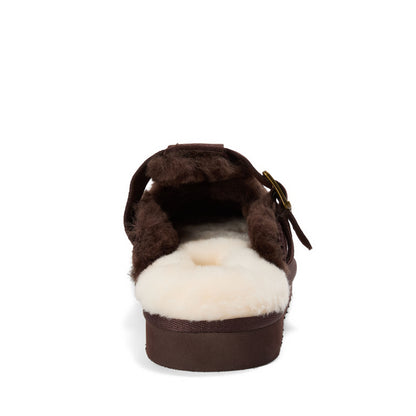 Women's Fireside by Dearfoams Maitland Genuine Shearling Scuff - US 9251