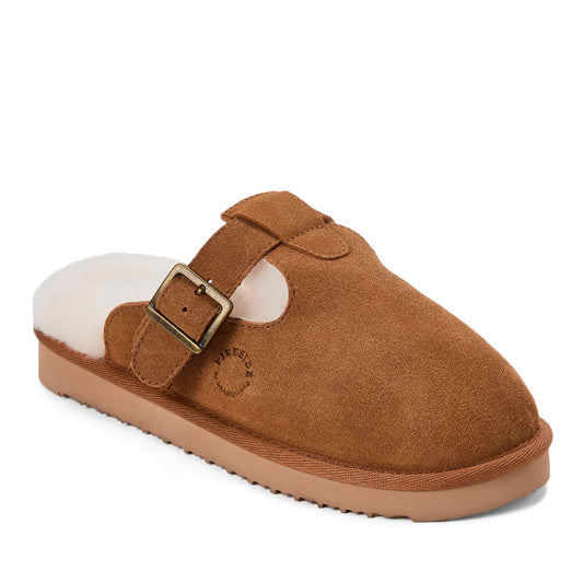 Women's Fireside by Dearfoams Maitland Genuine Shearling Scuff - US 7270