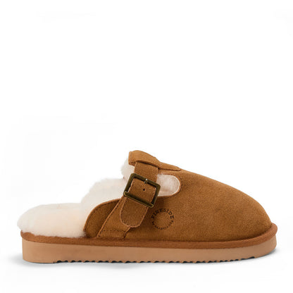 Women's Fireside by Dearfoams Maitland Genuine Shearling Scuff - US 7270