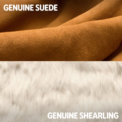 Women's Fireside by Dearfoams Richmond Genuine Shearling Scuff - US 9499