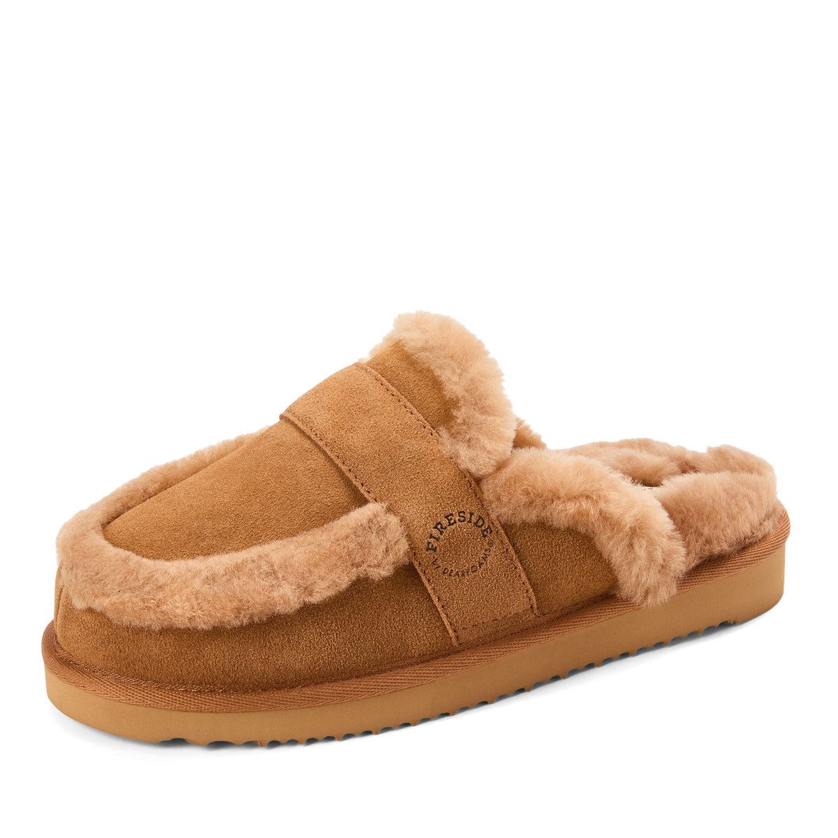 Women's Fireside by Dearfoams Richmond Genuine Shearling Scuff - US 9499