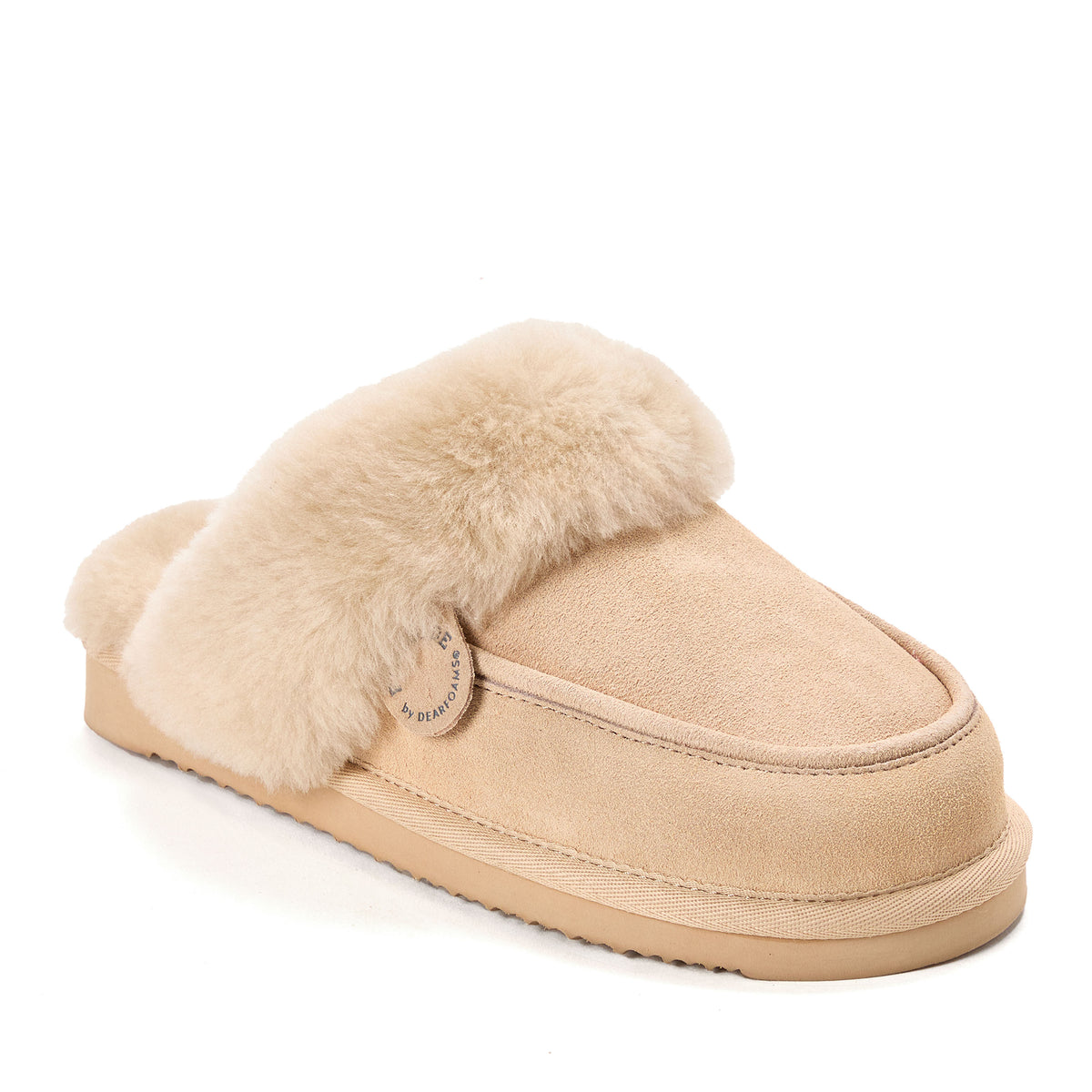Women's Fireside by Dearfoams Melville Genuine Shearling Scuff - US 9517