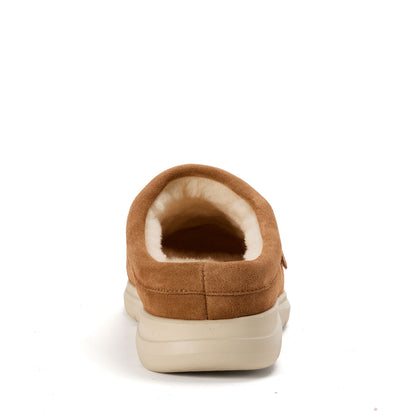 Men's Fireside by Dearfoams Lithgow Genuine Shearling Clog - US 0363