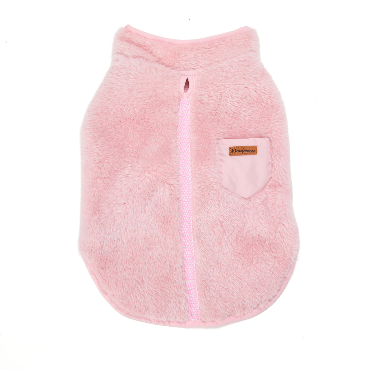 Plush Dog Jacket in Pink - US 1448