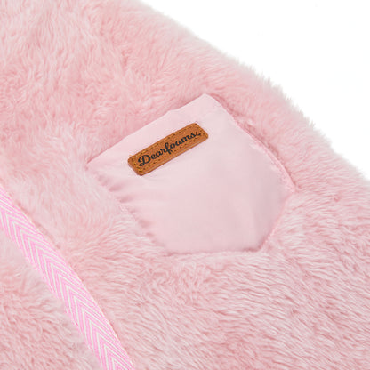 Plush Dog Jacket in Pink - US 1448